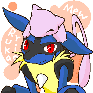 [Image: Lucario_with_Mew_by_Shioulion.png]